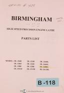 Birmingham-Import-Birmingham Import 45 / 45N2F, Milling Drilling, Instructions & Parts List Manual-45-45N2F-04